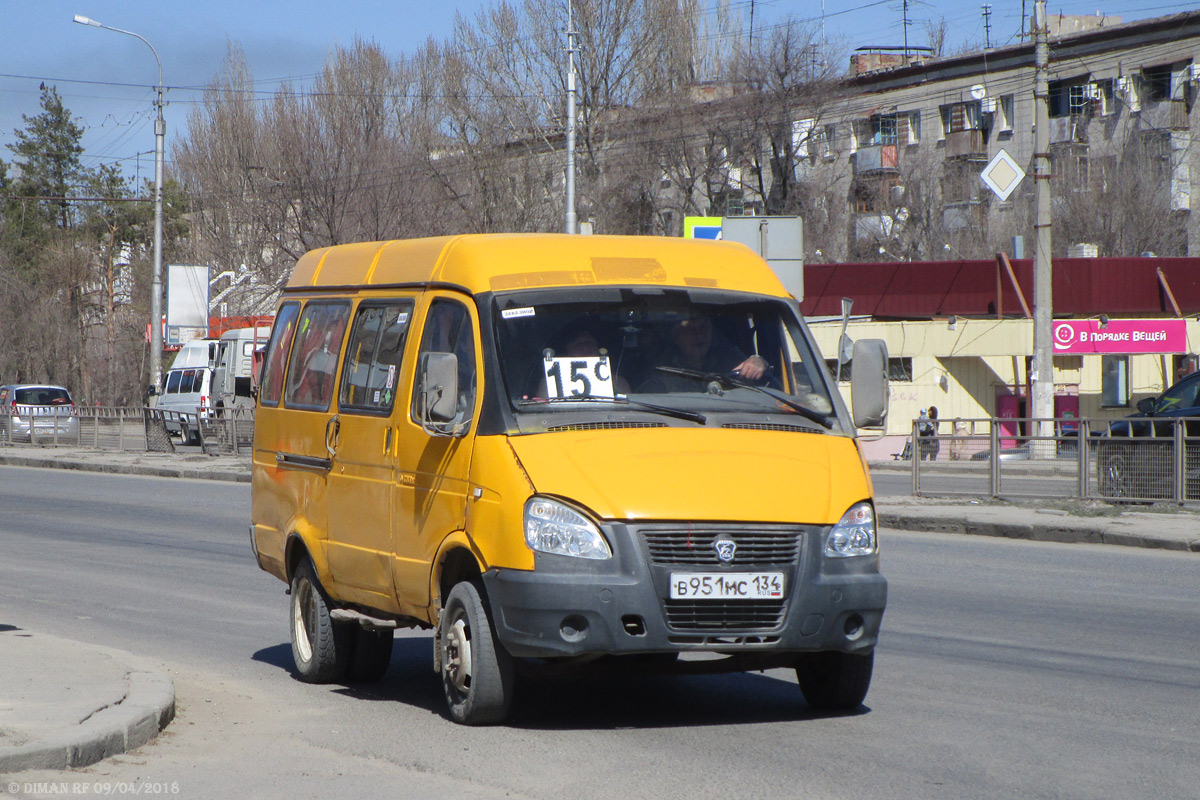 Волгоградская область, ГАЗ-322132 (XTH, X96) № В 951 МС 134