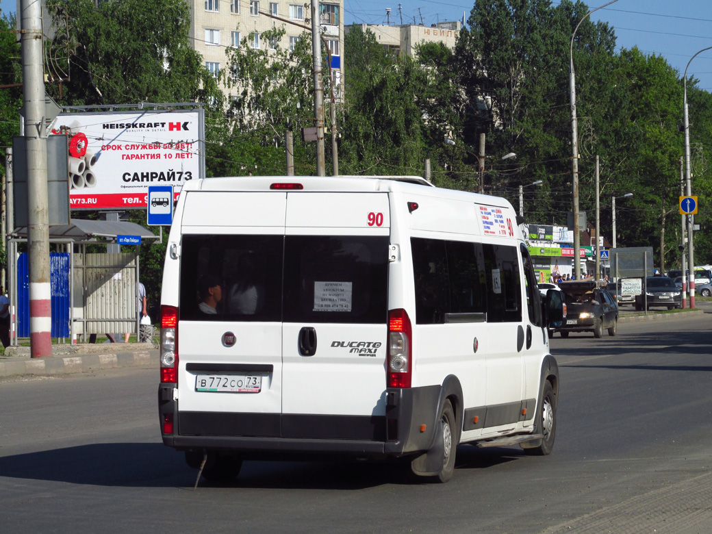 Ulyanovsk region, Nizhegorodets-FST613 (FIAT Ducato) # В 772 СО 73