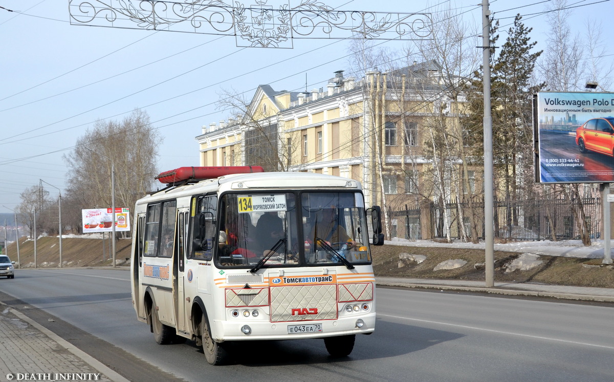 Томская область, ПАЗ-32054 № Е 043 ЕА 70