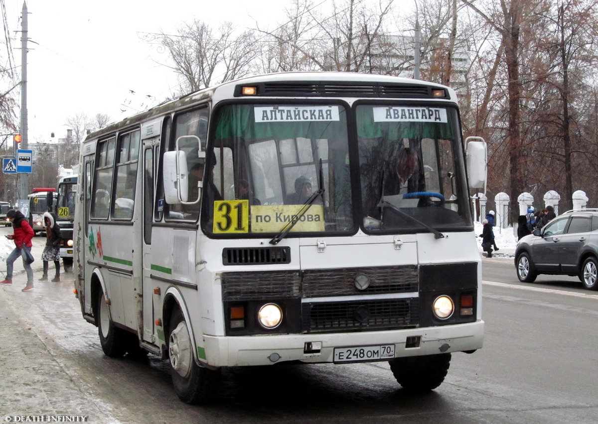 Томская область, ПАЗ-32054 № Е 248 ОМ 70