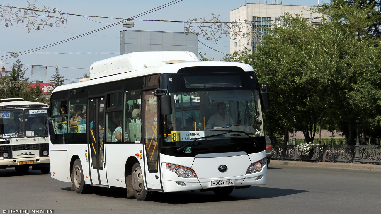 Томская область, Yutong ZK6852HG № М 002 ОТ 70