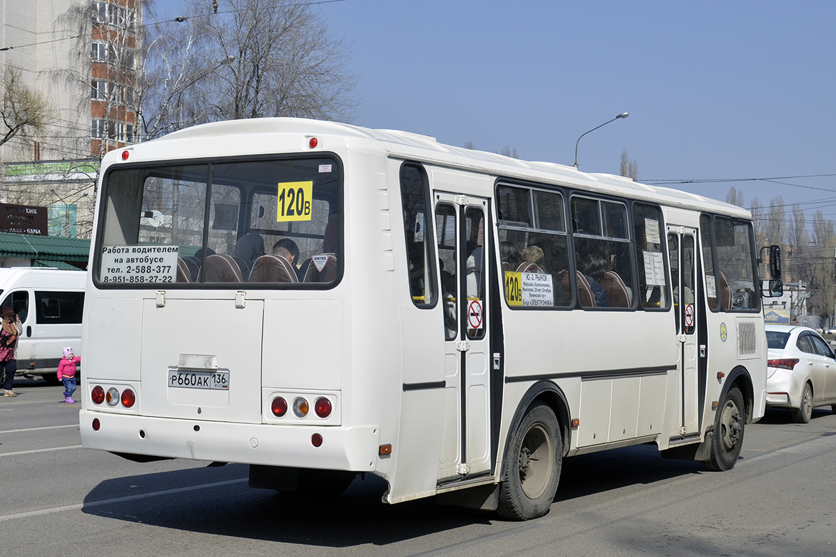 Воронежская область, ПАЗ-4234-05 № Р 660 АК 136