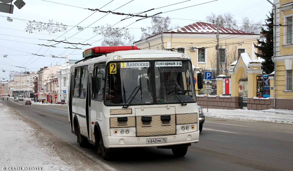 Томская область, ПАЗ-32054 № К 642 МК 70