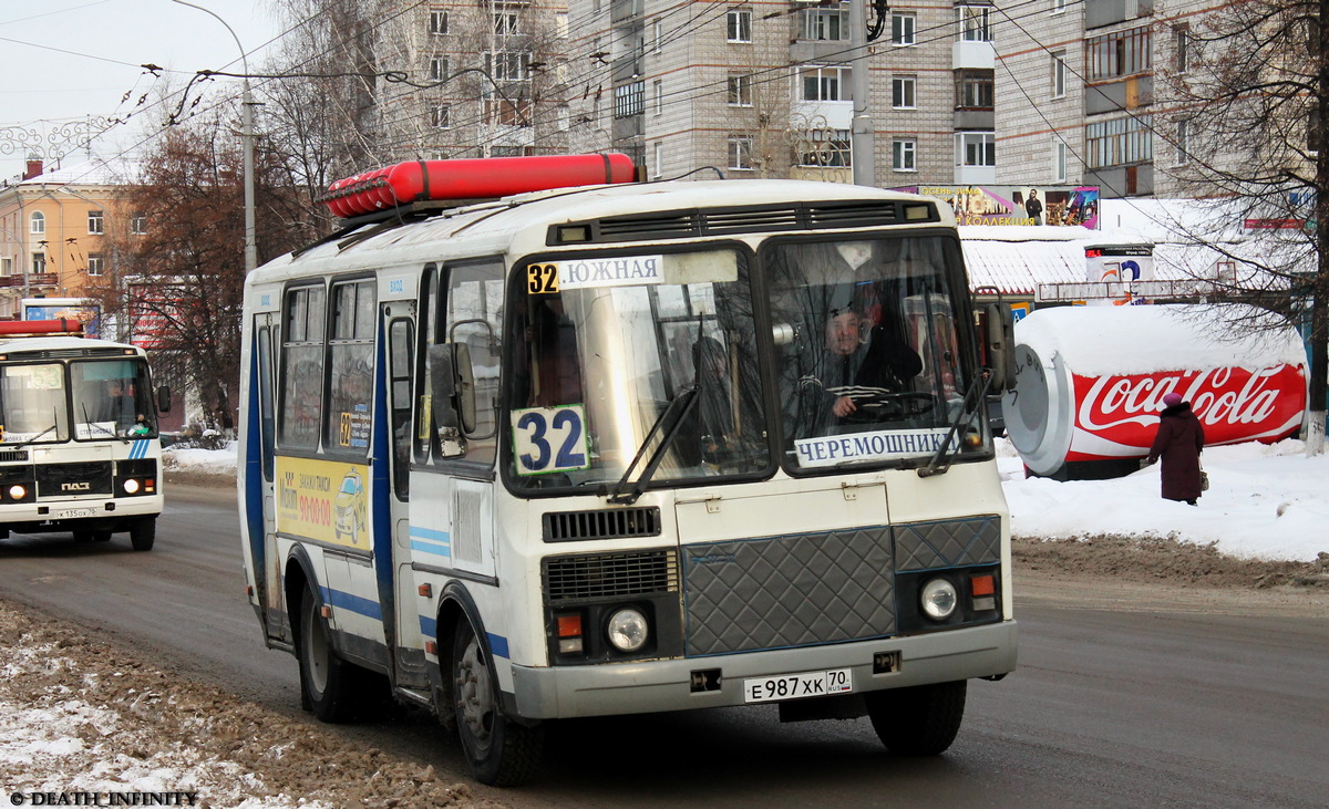 Томская область, ПАЗ-32054 № Е 987 ХК 70