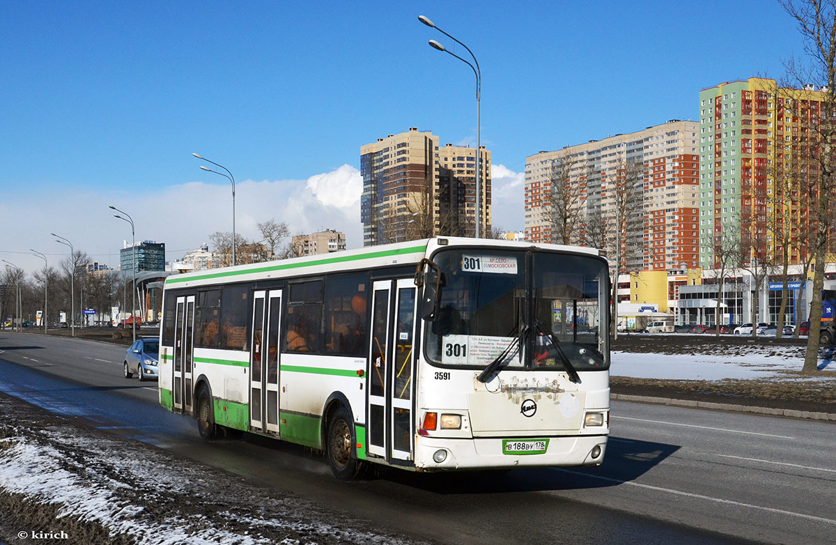 Санкт-Петербург, ЛиАЗ-5293.53 № 3591