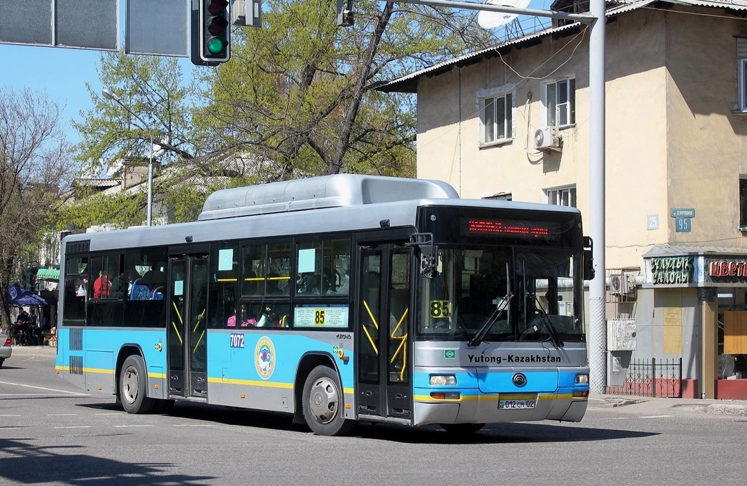 Алматы, Yutong ZK6118HGA № 7072