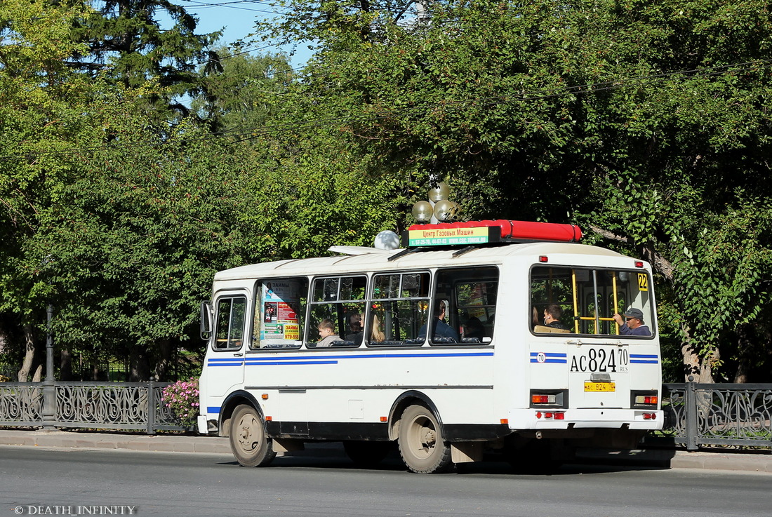 Томская область, ПАЗ-32054 № АС 824 70