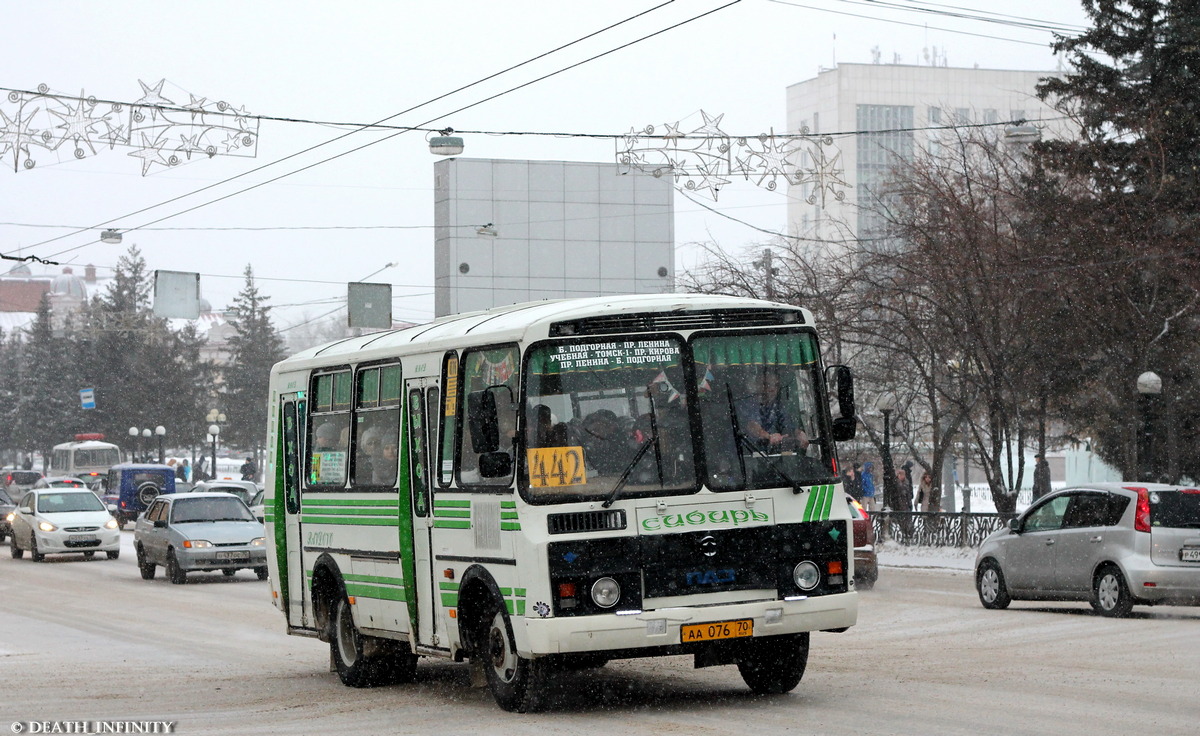 Томская область, ПАЗ-32054 № АА 076 70