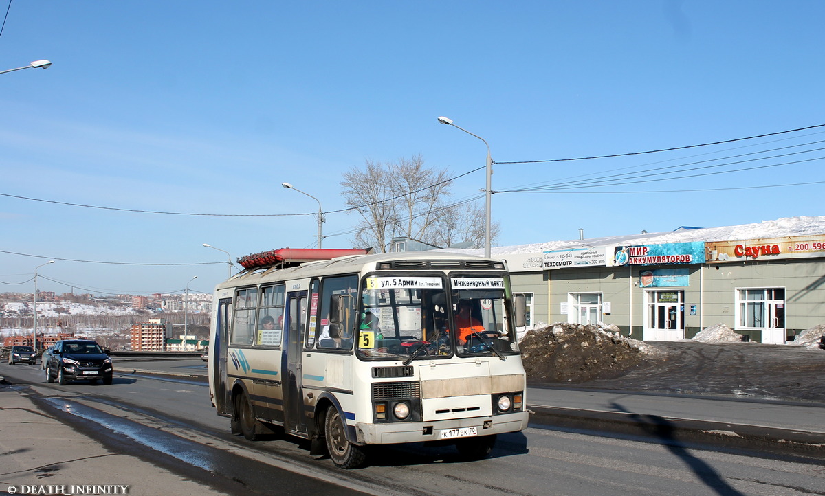 Томская область, ПАЗ-32054 № К 177 ВК 70