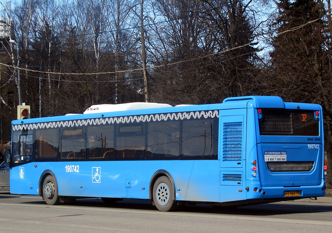 Москва, ЛиАЗ-5292.65 № 190742