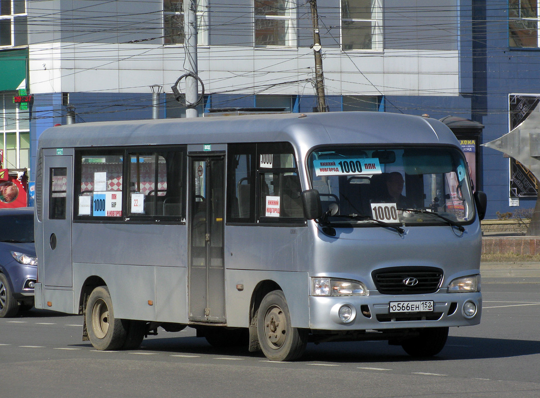 Нижегородская область, Hyundai County LWB C09 (ТагАЗ) № О 566 ЕН 152