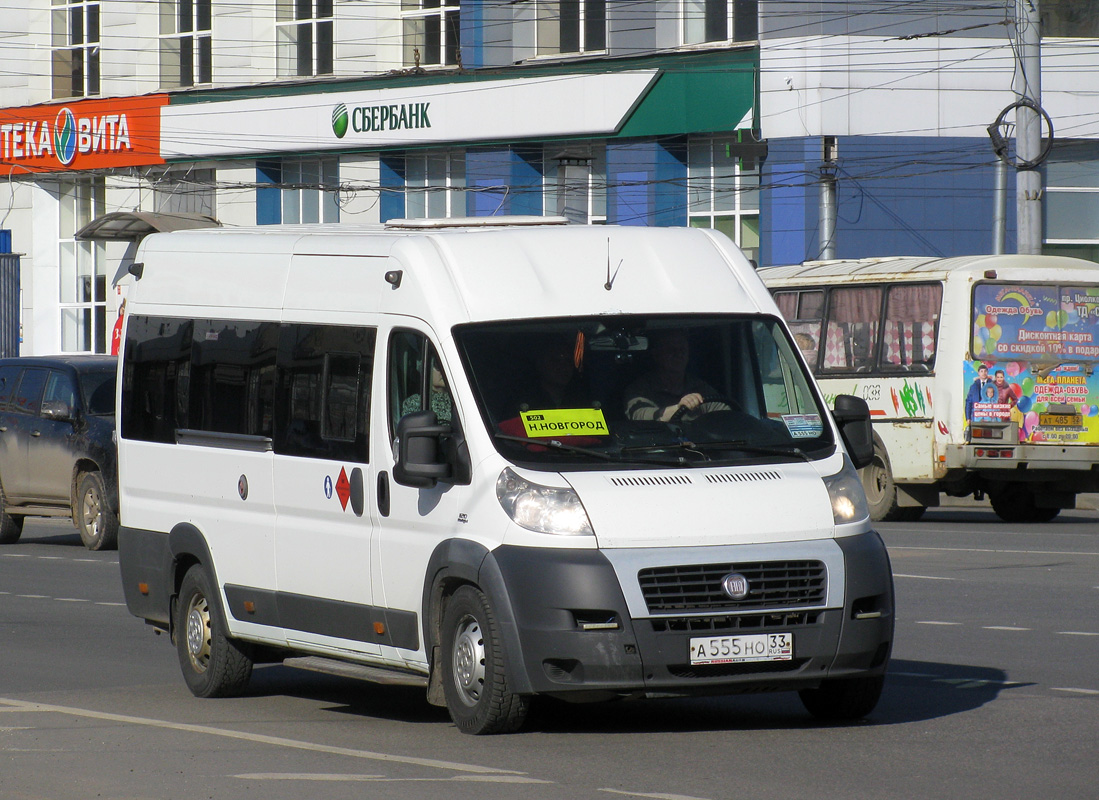 Владимирская область, Нижегородец-FST613 (FIAT Ducato) № А 555 НО 33