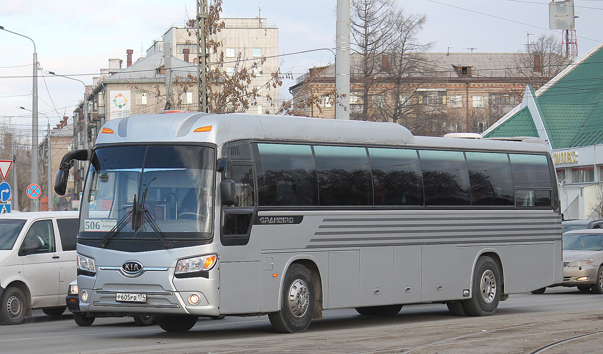 Челябинская область, Kia Granbird № Р 605 РВ 174