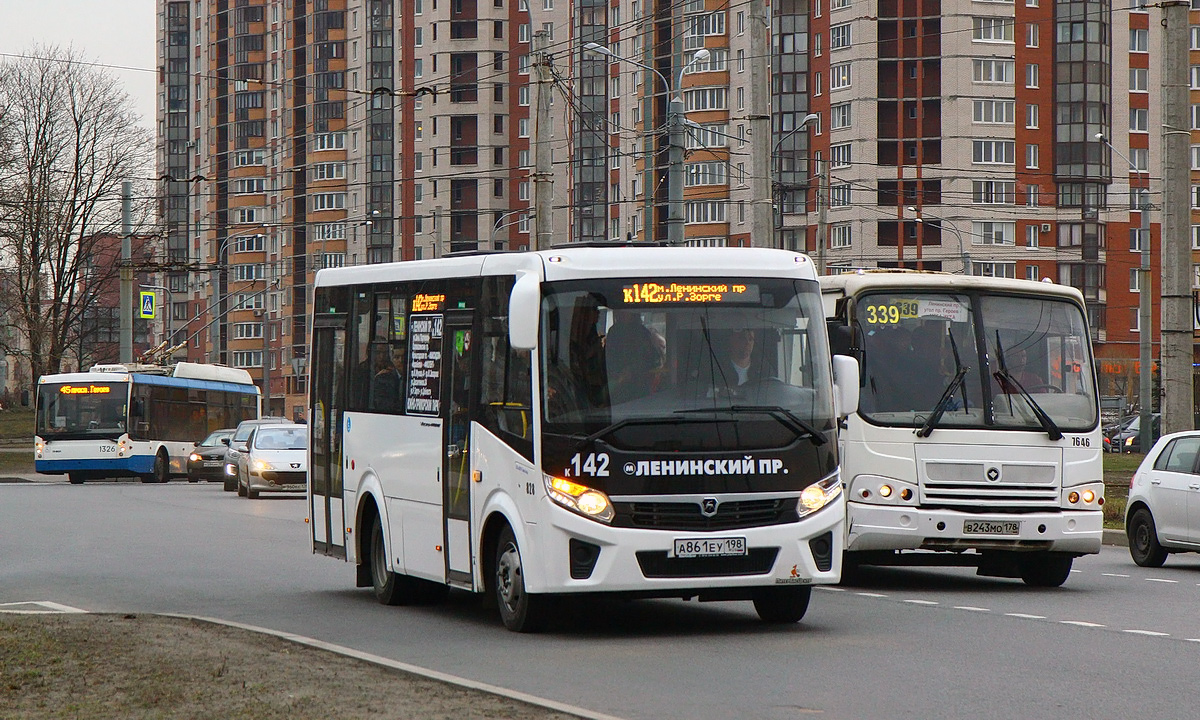 Sanktpēterburga, PAZ-320435-04 "Vector Next" № 828