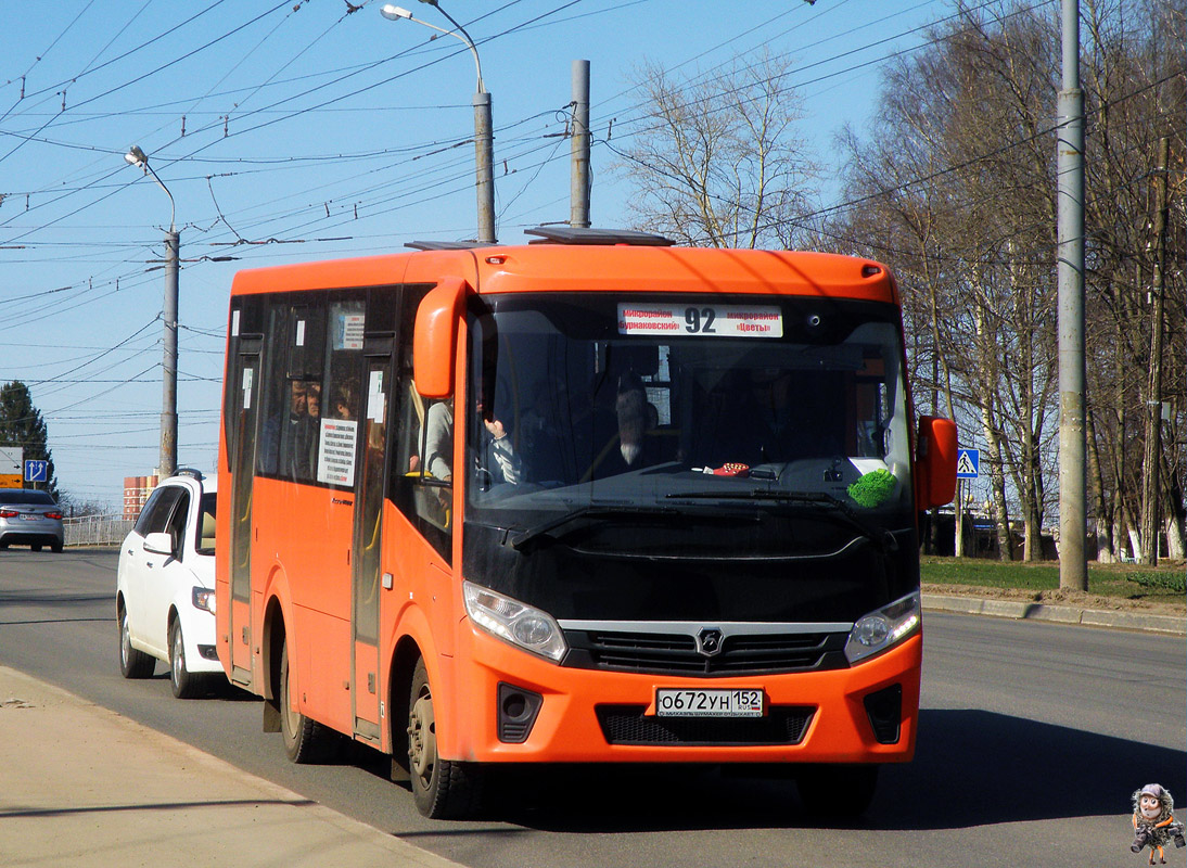 Nizhegorodskaya region, PAZ-320405-04 "Vector Next" č. О 672 УН 152