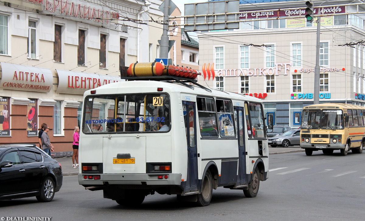 Tomsk region, PAZ-32054 # ВС 481 70