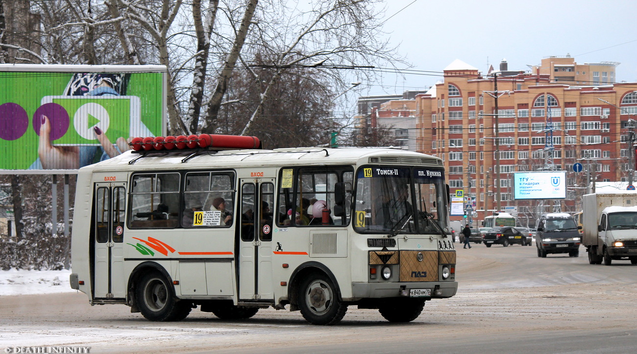 Томская область, ПАЗ-32054 № К 840 НМ 70