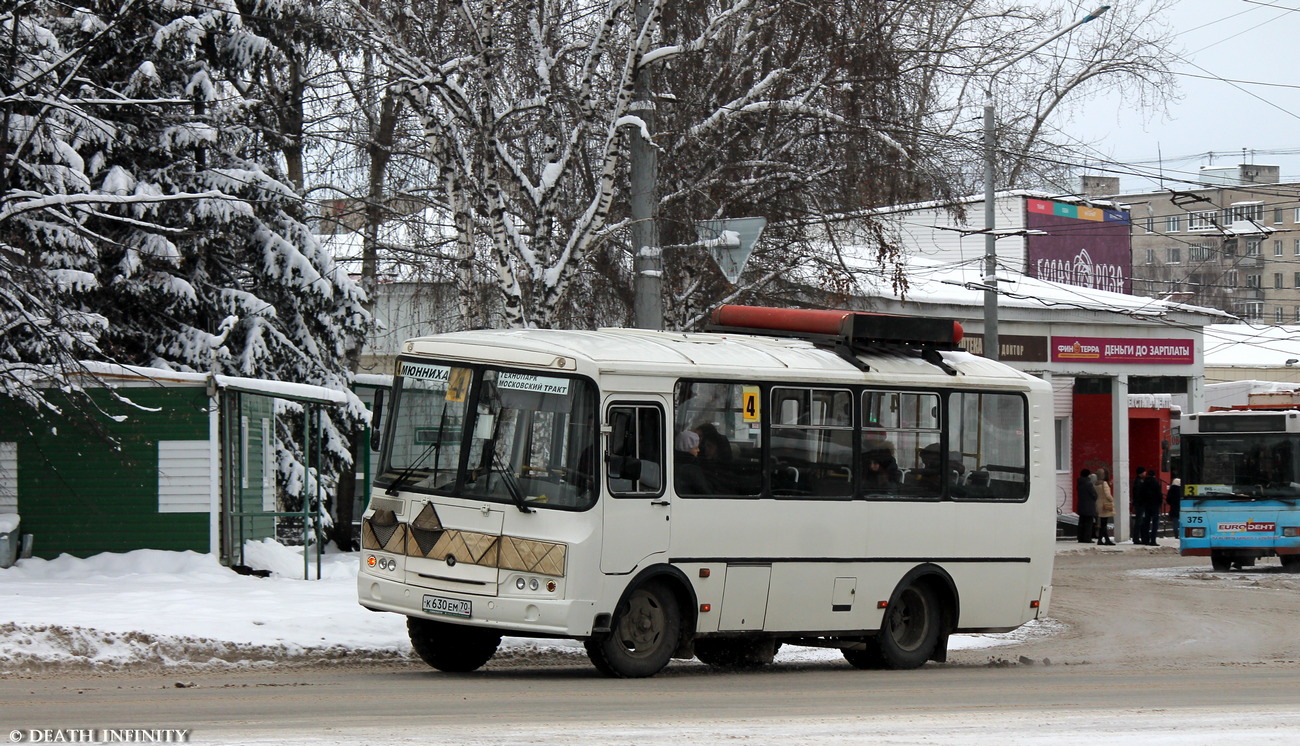 Томская область, ПАЗ-32054 № К 630 ЕМ 70