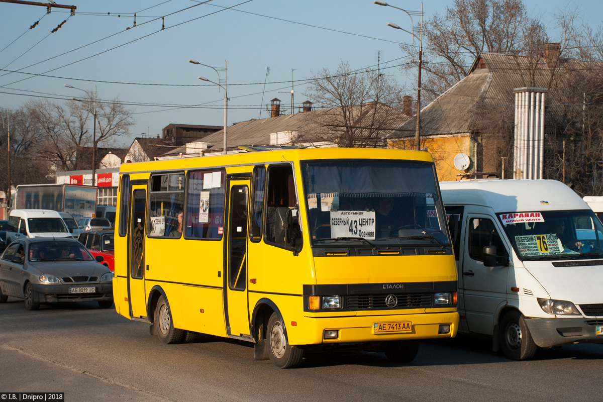 Днепропетровская область, БАЗ-А079.14 "Подснежник" № AE 7413 AA