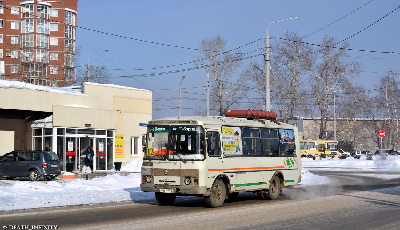 Томская область, ПАЗ-32054 № Е 880 ХО 70