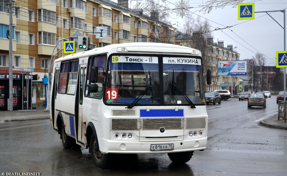 Томская область, ПАЗ-32054 № Е 816 ЕВ 70