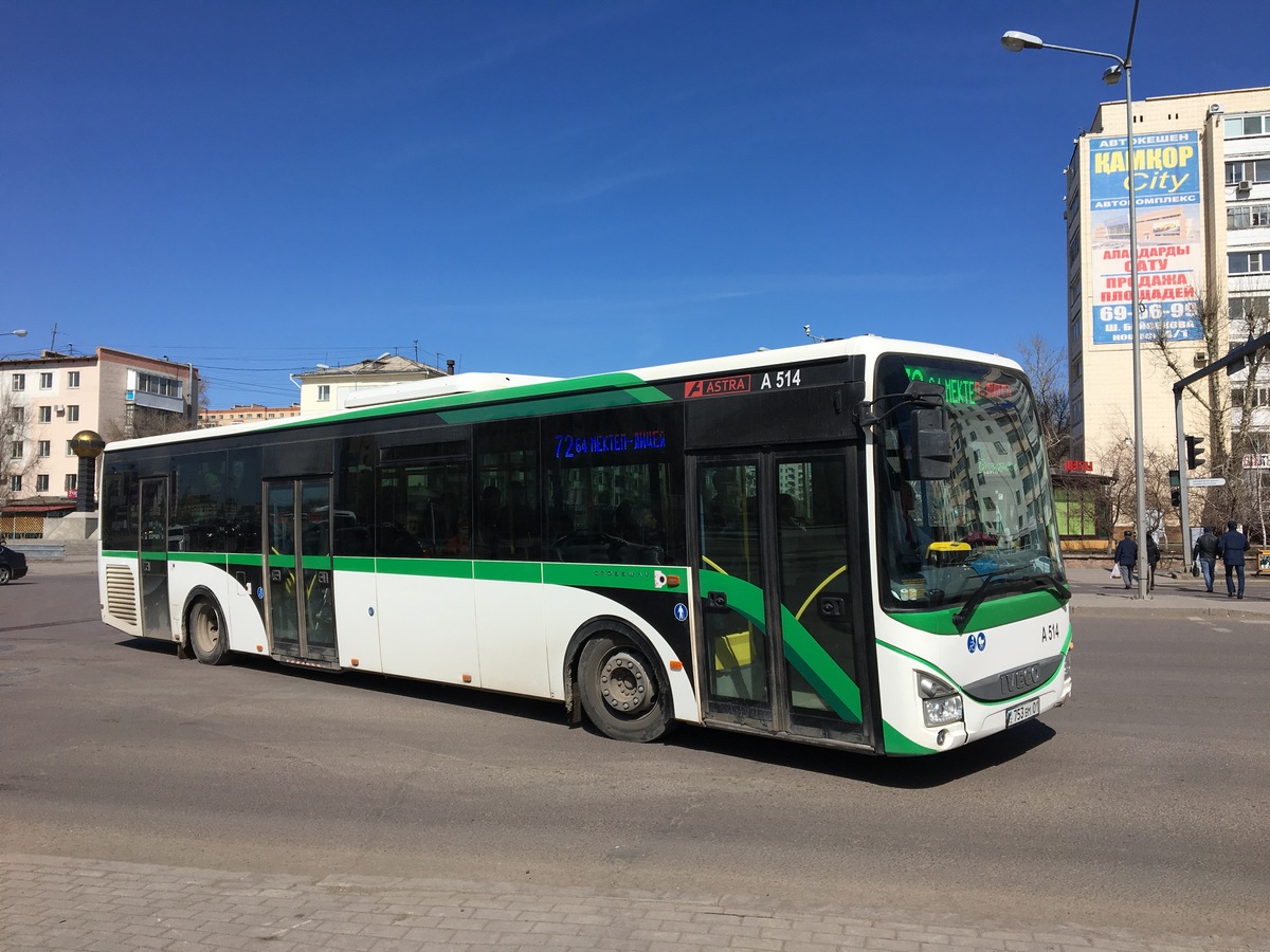 Астана, IVECO Crossway LE 13M (СарыаркаАвтоПром) № A514