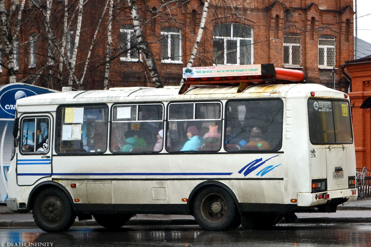 Томская область, ПАЗ-32054 № О 670 УВ 70