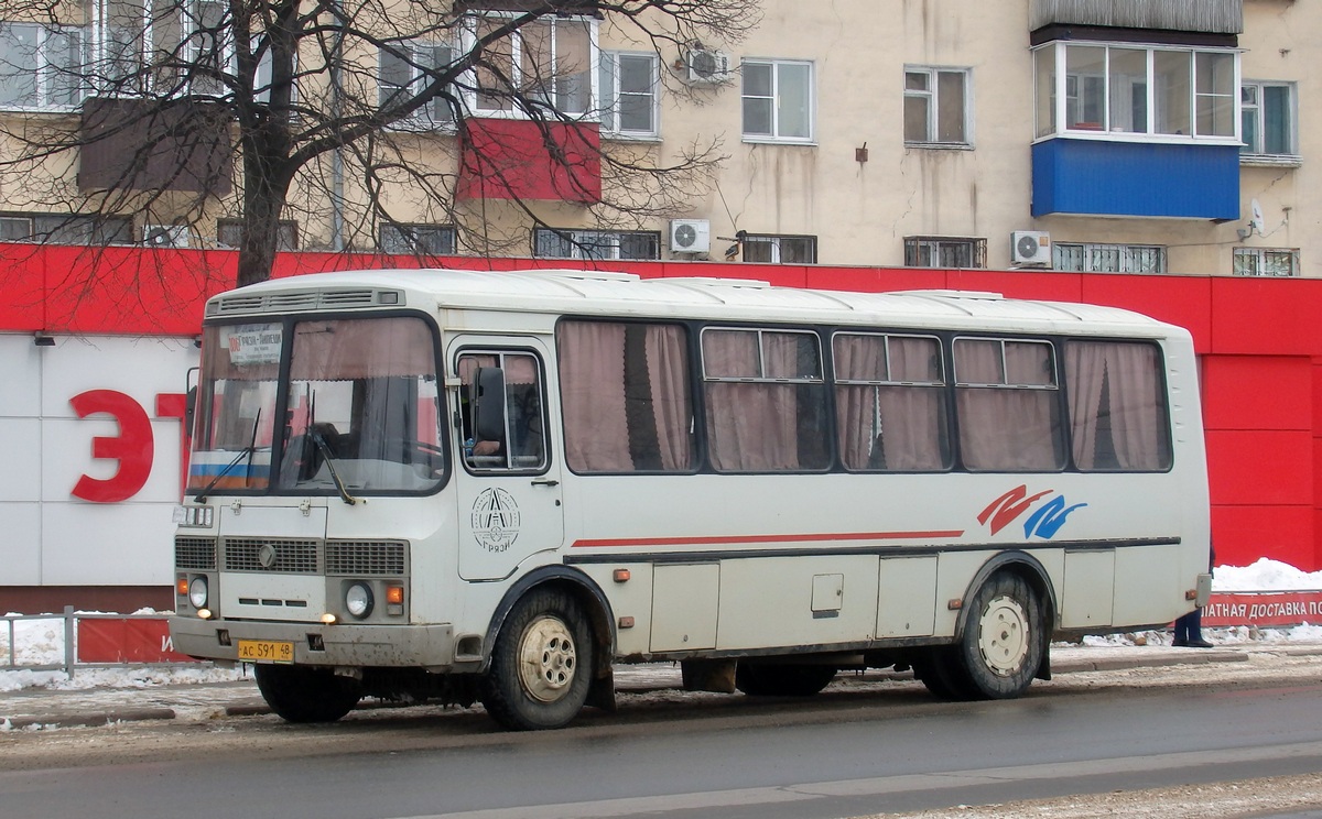Липецкая область, ПАЗ-4234 № АС 591 48