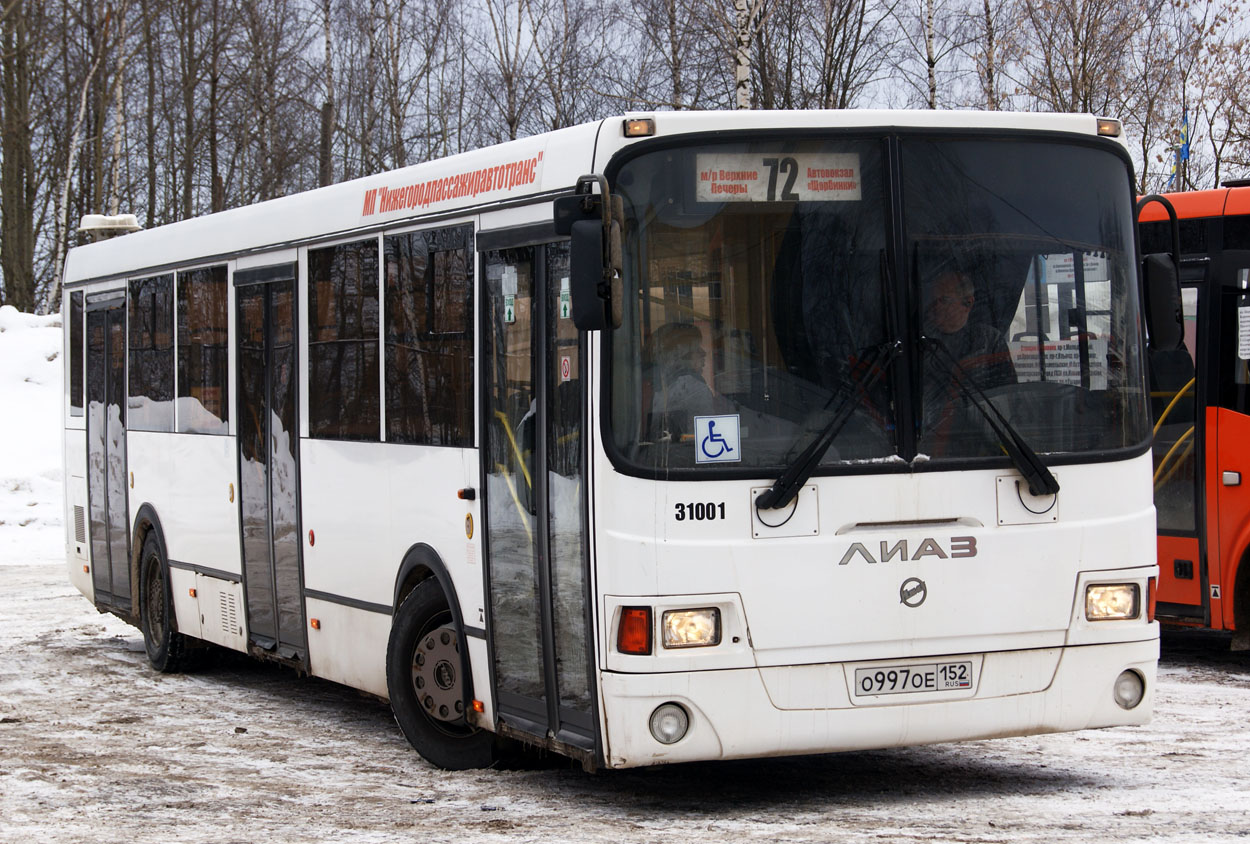 Нижегородская область, ЛиАЗ-5293.60 № 31001