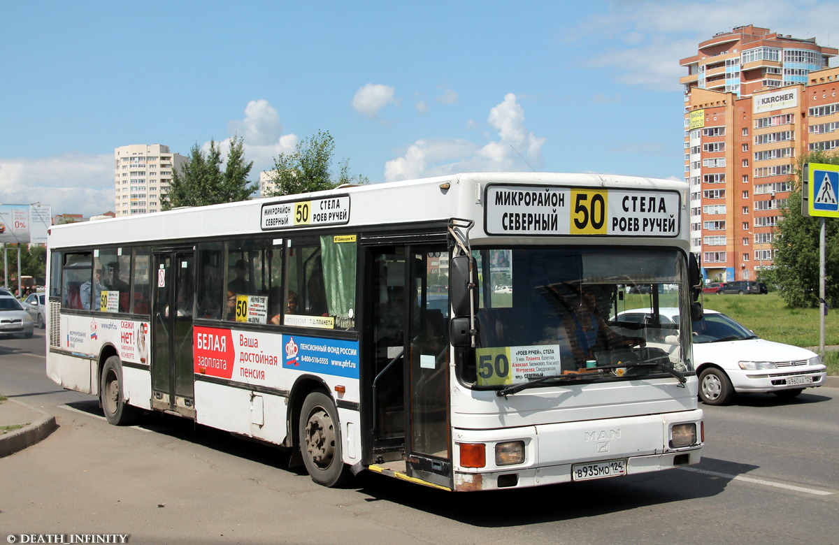 Красноярский край, MAN 895 NL202 № В 935 МО 124