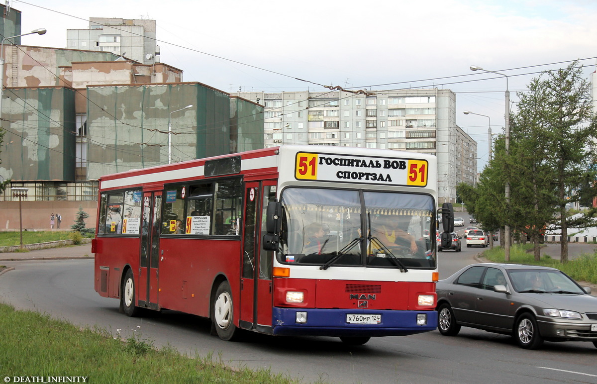 Красноярский край, MAN 791 SL202 № Х 760 МР 124