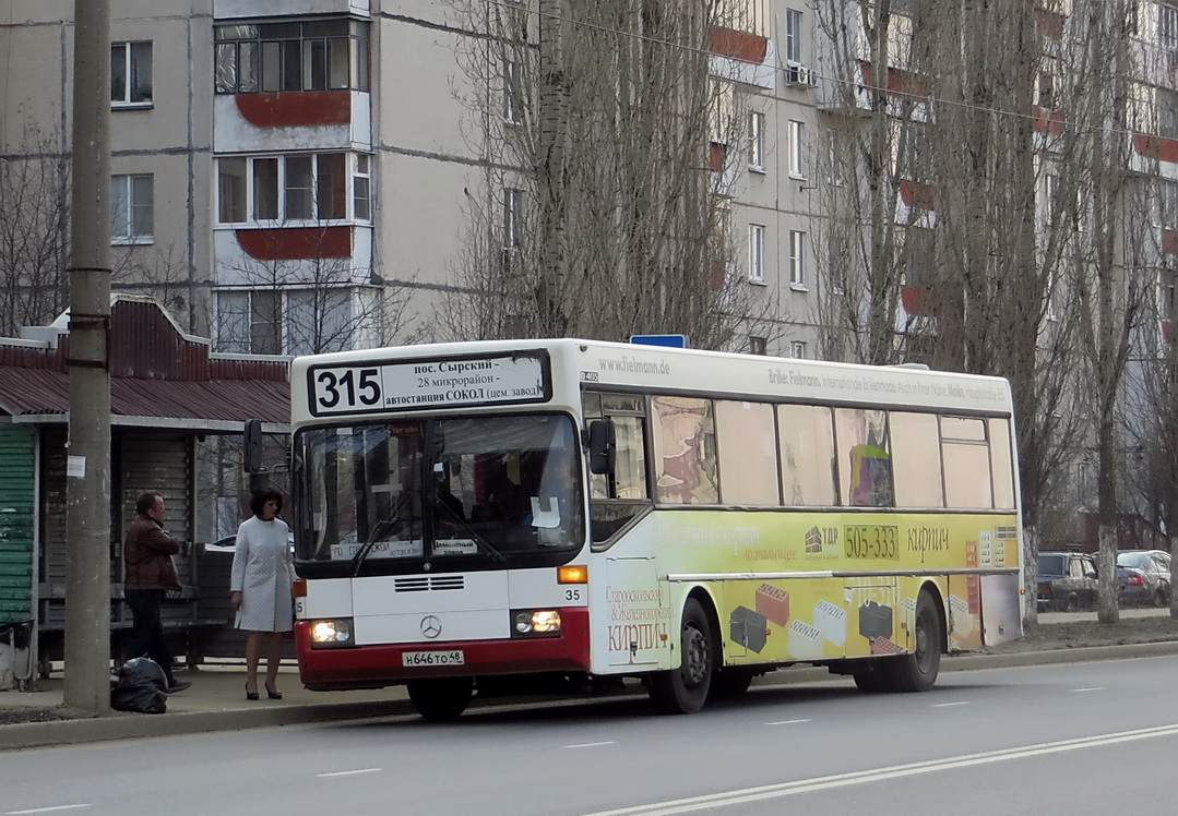 Липецкая область, Mercedes-Benz O405 № Н 646 ТО 48