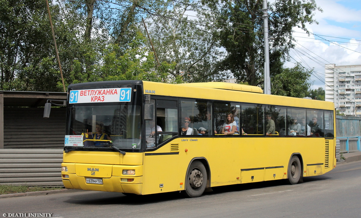 Красноярский край, MAN A74 Lion's Classic SL283 № У 639 МР 124