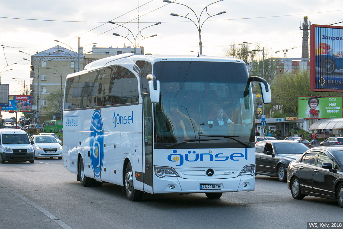 Киев, Mercedes-Benz Travego II SHD 15SHD facelift № AA 2218 TH