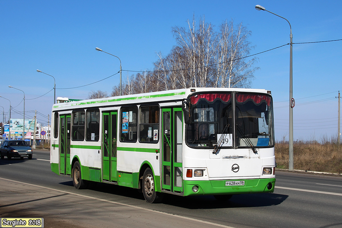 Пензенская область, ЛиАЗ-5256.45 № Р 628 КМ 58