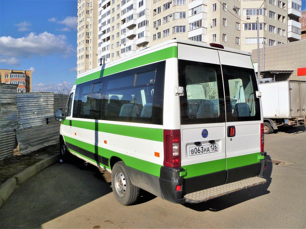 Ставропольский край, FIAT Ducato 244 CSMMC-RLL, -RTL № В 063 НА 126