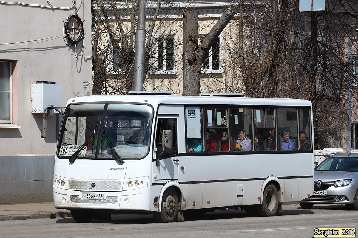 Пензенская область, ПАЗ-320412-04 "Вектор" № Р 366 ВХ 58