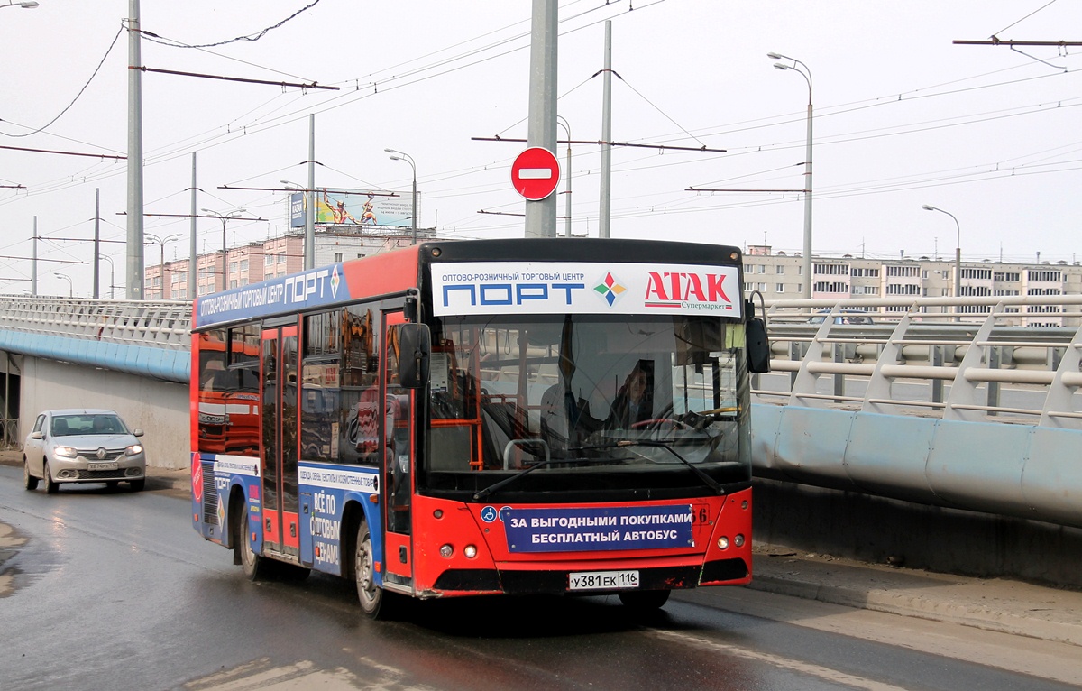 Татарстан, МАЗ-206.067 № 166