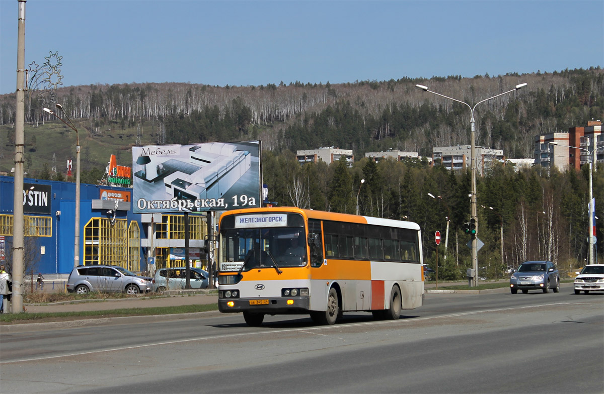 Красноярский край, Hyundai New Super AeroCity № АЕ 345 24