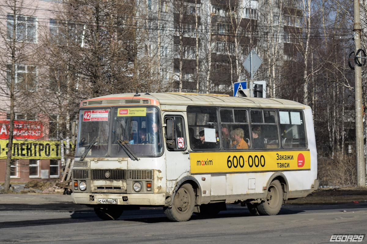 Архангельская область, ПАЗ-32054 № С 449 КЕ 29