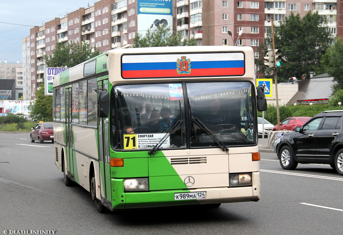 Красноярский край, Mercedes-Benz O405 № К 989 МА 124