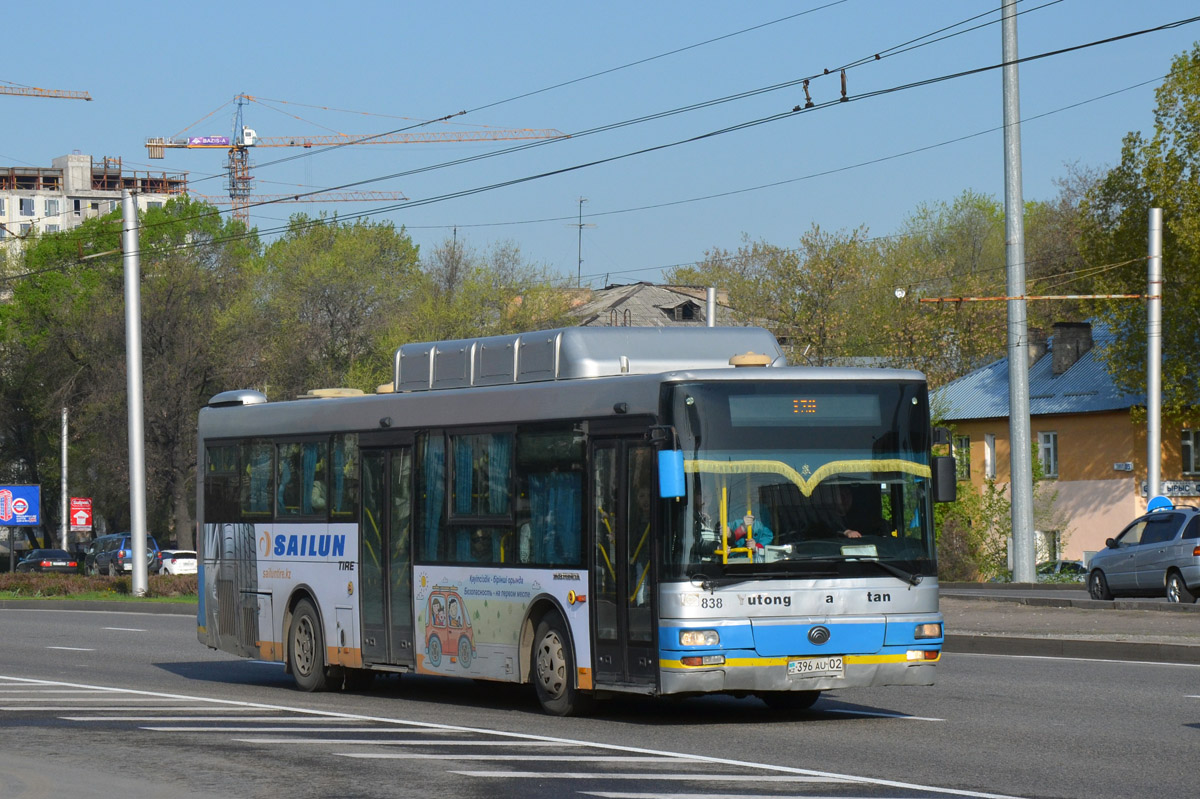 Алматы, Yutong ZK6118HGA № 838