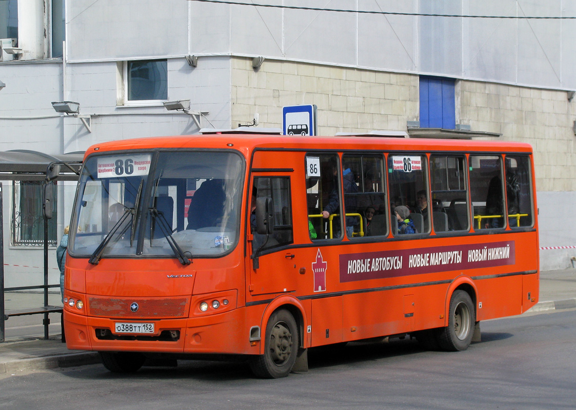 Нижегородская область, ПАЗ-320414-05 "Вектор" (1-2) № О 388 ТТ 152