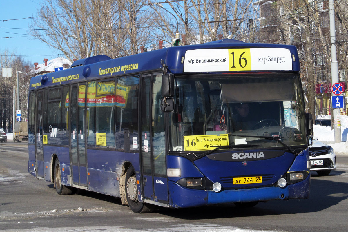 Пермский край, Scania OmniLink I (Скания-Питер) № АУ 744 59