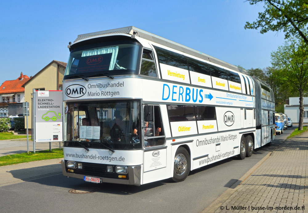 Бавария, Neoplan N138/4 Jumbocruiser № KU 06072; Нижняя Саксония — 1. Europatreffen historischer Omnibusse 21.04.2018 Einbeck PS.Speicher