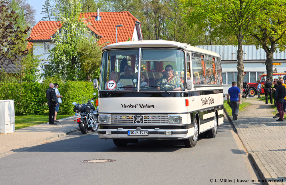 Саар, Setra S80 № NK-B 1975; Нижняя Саксония — 1. Europatreffen historischer Omnibusse 21.04.2018 Einbeck PS.Speicher