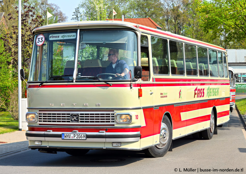 Нижняя Саксония, Setra S130H № 10; Нижняя Саксония — 1. Europatreffen historischer Omnibusse 21.04.2018 Einbeck PS.Speicher