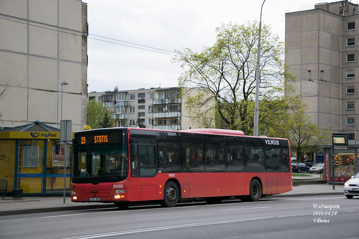 Литва, MAN A21 Lion's City NL273 № 3033