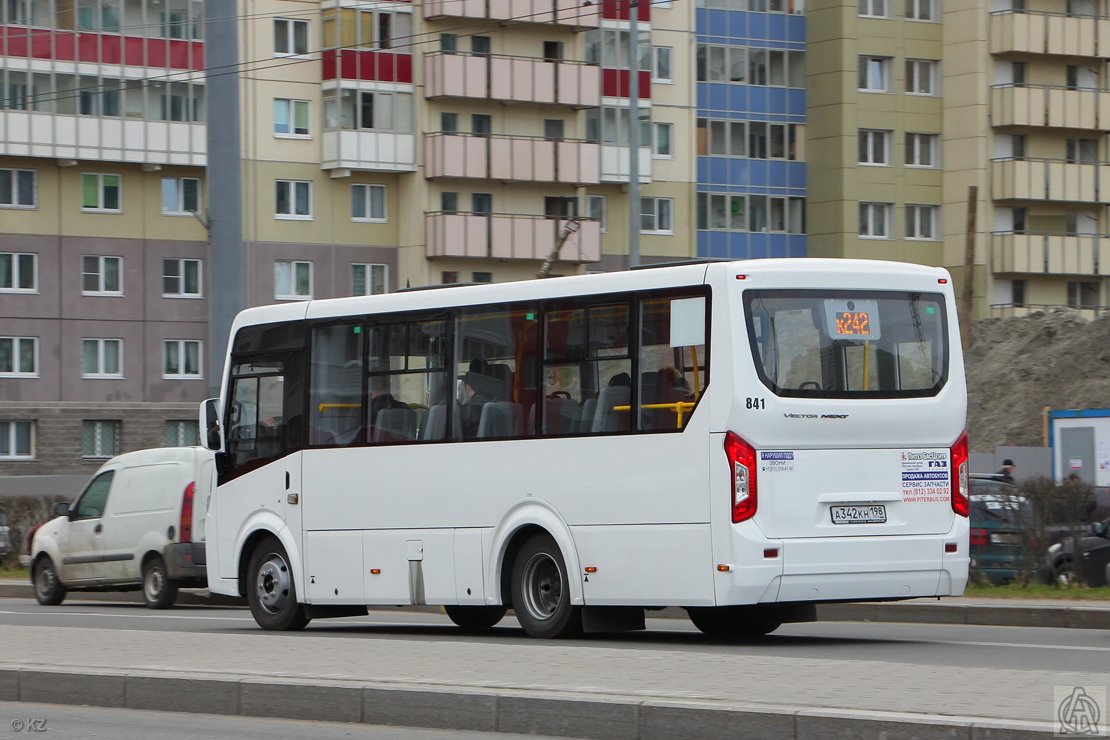 Санкт-Петербург, ПАЗ-320435-04 "Vector Next" № 841