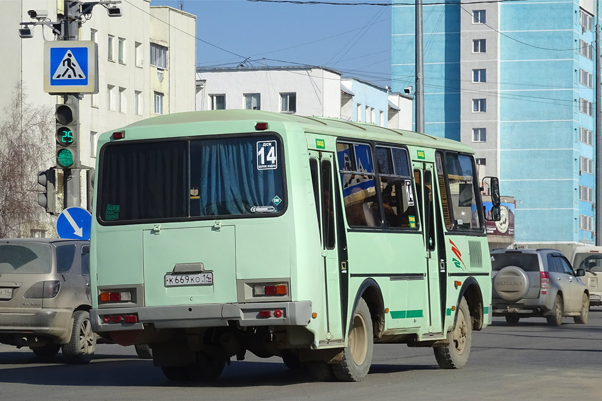 Саха (Якутия), ПАЗ-32054 № К 669 КО 14